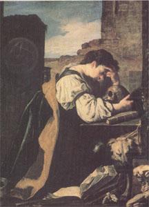 Domenico  Feti Melancholy or the Penitent Magdalen (mk05)